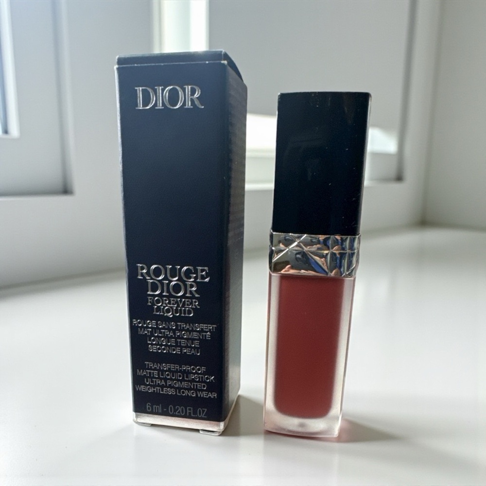 Dior Rouge Dior Forever Liquid Lipstick - 558 Forever Grace . Retails $48. New